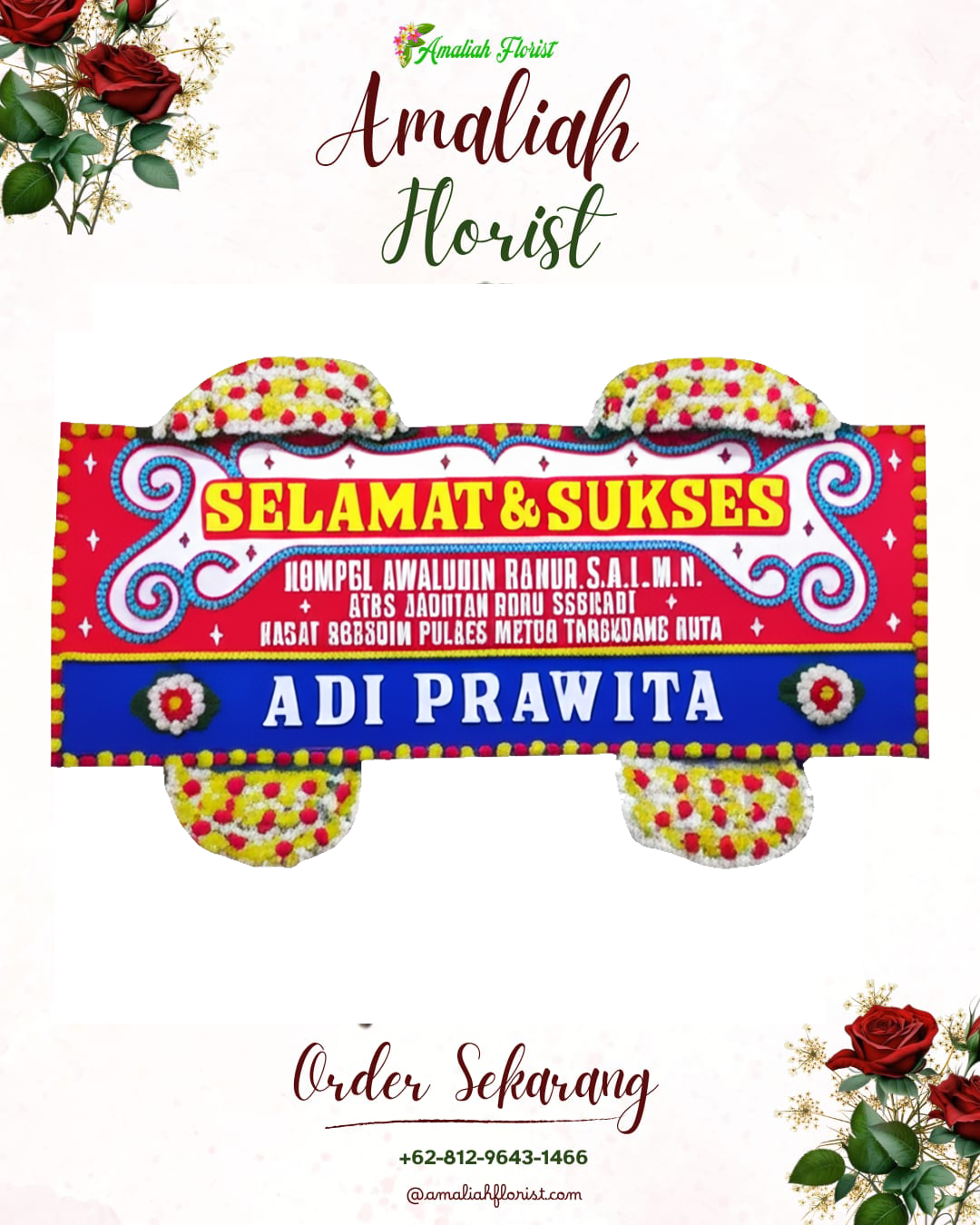 Papan Bunga Ucapan Selamat Jayakerta